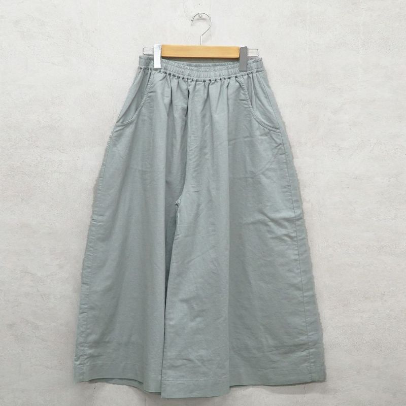 Branch m‘.,ブランチエム,ナチュラル,30代,40代,50代,60代,リネン,ゆったり,コットンリネン,コットン,綿麻,ワイドパンツ,pants,パンツ,ギャザーパンツ,