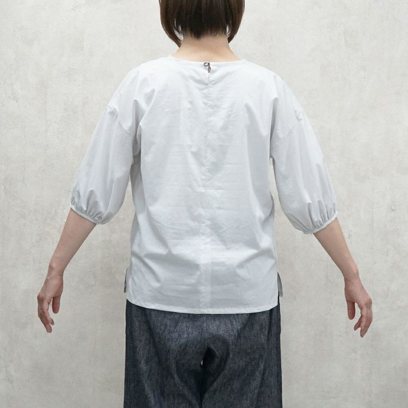 Branch m‘.,ブランチエム,ナチュラル,30代,40代,50代,60代,コットン,ゆったり,綿,blouse,ブラウス,綿ブラウス,コットンブラウス,綿ローン,プルオーバー,プルオーバーブラウス,