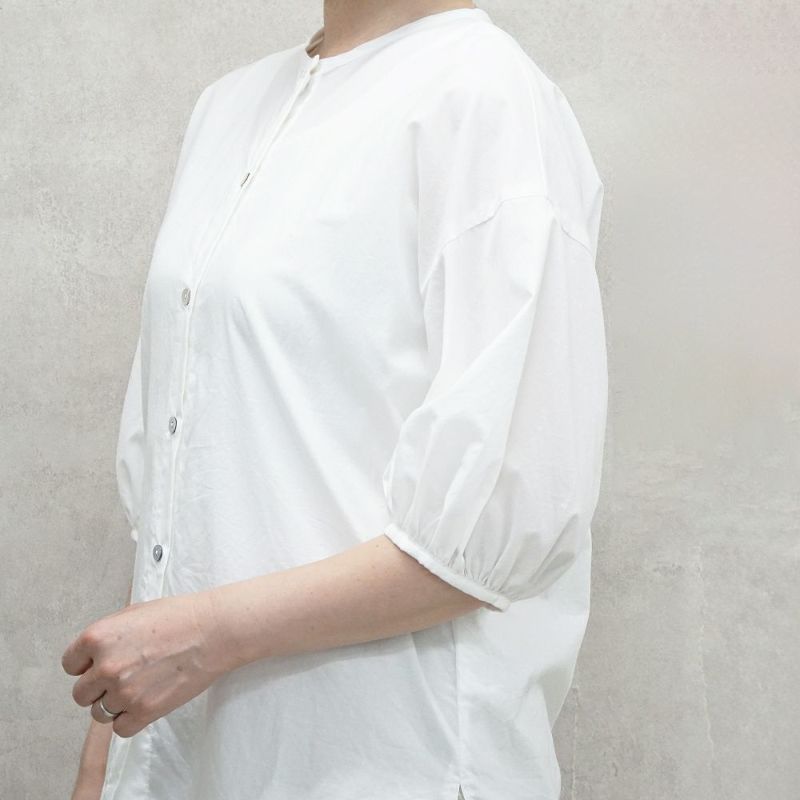 Branch m‘.,ブランチエム,ナチュラル,30代,40代,50代,60代,コットン,ゆったり,綿,blouse,ブラウス,綿ブラウス,コットンブラウス,綿ローン,前あき ,