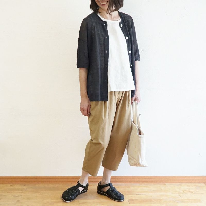 Branch m‘.,ブランチエム,ナチュラル,30代,40代,50代,60代,ゆったり,コットン,pants,パンツ,テーパードパンツ,テーパード,