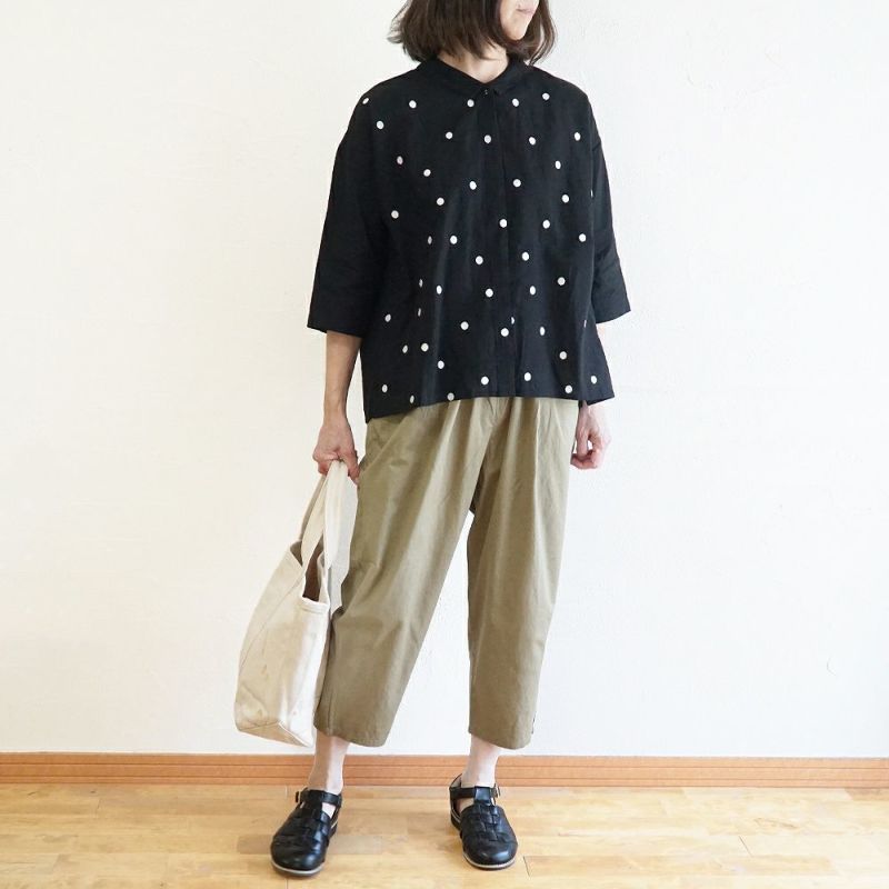Branch m‘.,ブランチエム,ナチュラル,30代,40代,50代,60代,ゆったり,コットン,pants,パンツ,テーパードパンツ,テーパード,