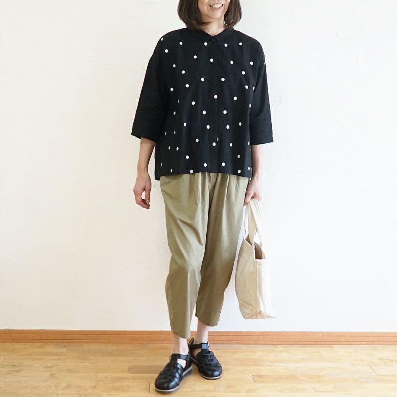 Branch m‘.,ブランチエム,ナチュラル,30代,40代,50代,60代,ゆったり,コットン,pants,パンツ,テーパードパンツ,テーパード,
