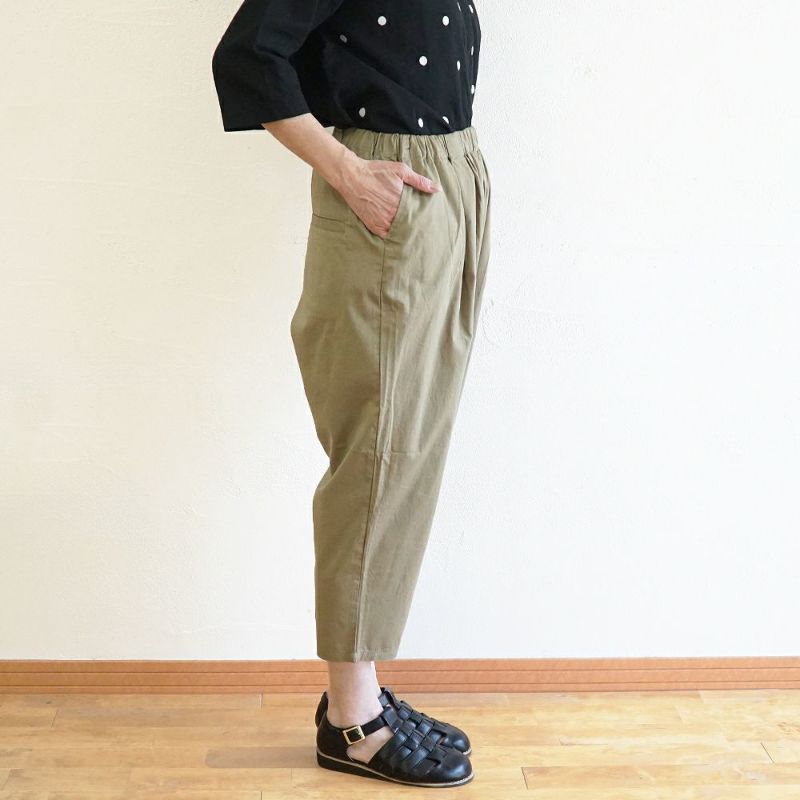 Branch m‘.,ブランチエム,ナチュラル,30代,40代,50代,60代,ゆったり,コットン,pants,パンツ,テーパードパンツ,テーパード,