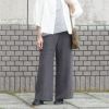 Branch m‘.,ブランチエム,ナチュラル,30代,40代,50代,60代,リネン,ゆったり,パンツ,リネンパンツ,テーパードパンツ,テーパード,タックテーパードパンツ,タックパンツ