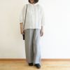 Branch m‘.,ブランチエム,ナチュラル,30代,40代,50代,60代,リネン,ゆったり,パンツ,リネンパンツ,テーパードパンツ,テーパード,タックテーパードパンツ,タックパンツ