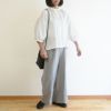 Branch m‘.,ブランチエム,ナチュラル,30代,40代,50代,60代,リネン,ゆったり,パンツ,リネンパンツ,テーパードパンツ,テーパード,タックテーパードパンツ,タックパンツ