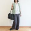 Branch m‘.,ブランチエム,ナチュラル,30代,40代,50代,60代,リネン,ゆったり,パンツ,リネンパンツ,テーパードパンツ,テーパード,タックテーパードパンツ,タックパンツ