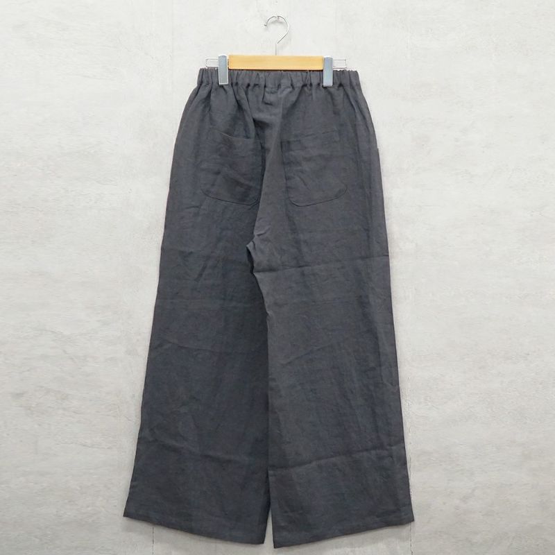 Branch m‘.,ブランチエム,ナチュラル,30代,40代,50代,60代,リネン,ゆったり,パンツ,リネンパンツ,テーパードパンツ,テーパード,タックテーパードパンツ,タックパンツ