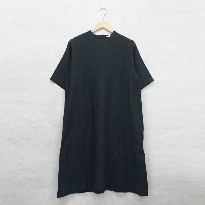 Branch m‘.,ブランチエム,ナチュラル,30代,40代,50代,60代,リネン,ゆったり,ワンピース,リネンワンピース,５分袖ワンピース,ルームウェア,リラックス,リラックスウェア