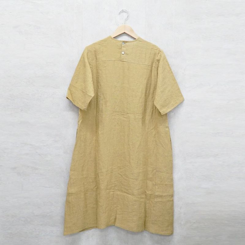 Branch m‘.,ブランチエム,ナチュラル,30代,40代,50代,60代,リネン,ゆったり,ワンピース,リネンワンピース,５分袖ワンピース,ルームウェア,リラックス,リラックスウェア