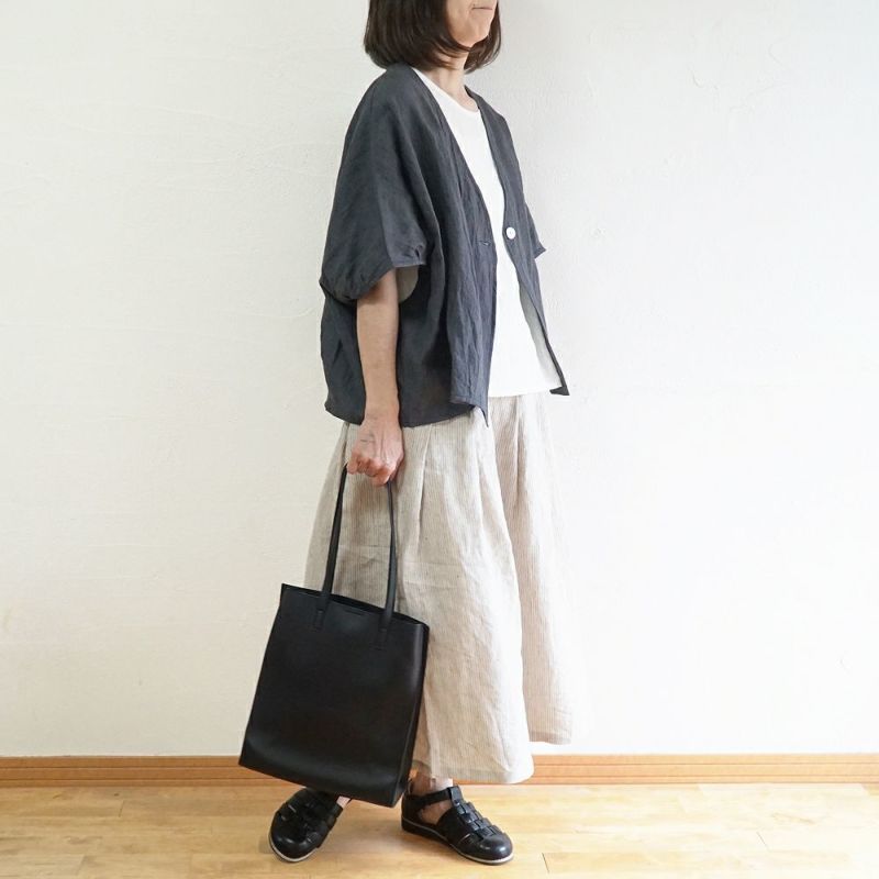 Branch m‘.,ブランチエム,ナチュラル,30代,40代,50代,60代,リネン,ゆったり,ブラウス,カーディガン,ボレロ,ボレロカーディガン,リネンカーディガン,リネンボレロ,