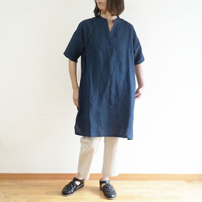 Branch m‘.,ブランチエム,ナチュラル,30代,40代,50代,60代,リネン,ゆったり,ブラウス,チュニック,ワンピース,リネンブラウス,リネンチュニック,リネンワンピース,スキッパーブラウス,シャツワンピース,シャツチュニック,ストライプ