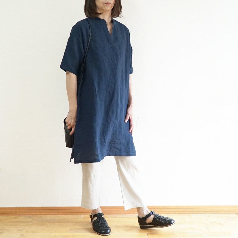 Branch m‘.,ブランチエム,ナチュラル,30代,40代,50代,60代,リネン,ゆったり,ブラウス,チュニック,ワンピース,リネンブラウス,リネンチュニック,リネンワンピース,スキッパーブラウス,シャツワンピース,シャツチュニック,ストライプ