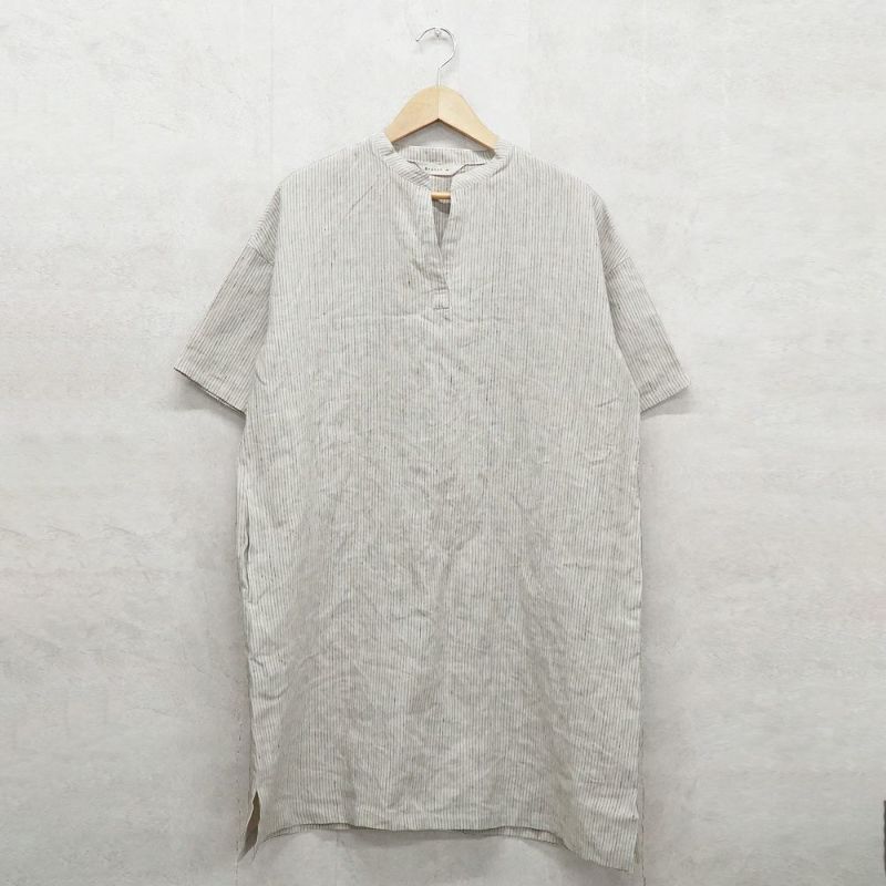 Branch m‘.,ブランチエム,ナチュラル,30代,40代,50代,60代,リネン,ゆったり,ブラウス,チュニック,ワンピース,リネンブラウス,リネンチュニック,リネンワンピース,スキッパーブラウス,シャツワンピース,シャツチュニック,ストライプ