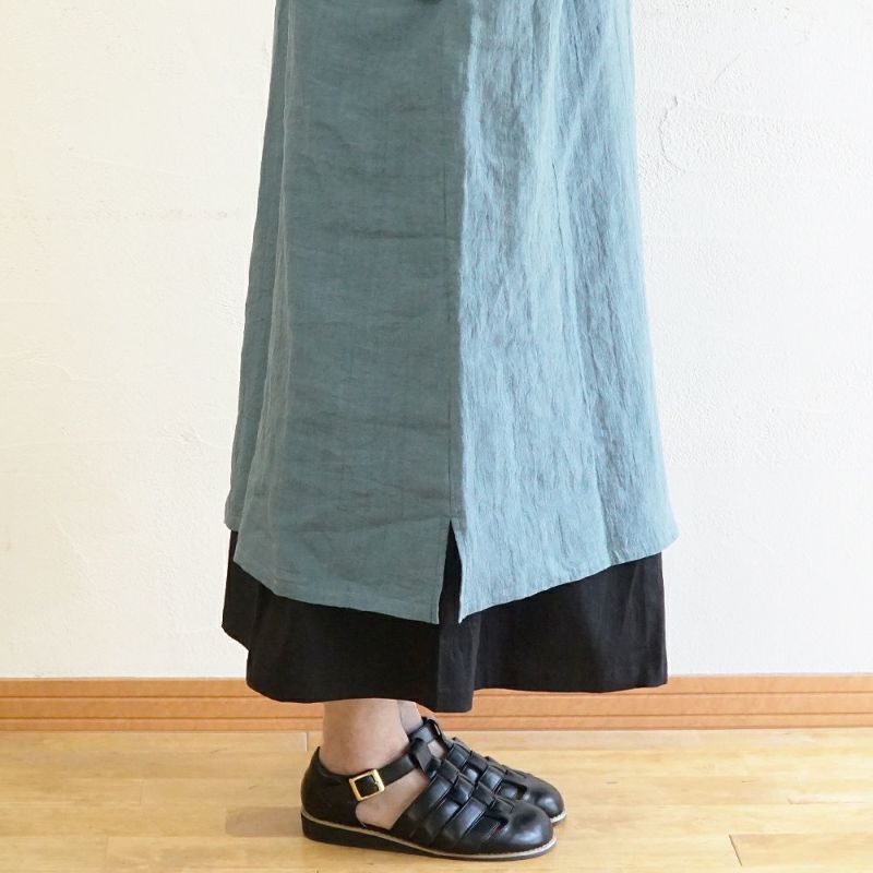 Branch m‘.,ブランチエム,ナチュラル,30代,40代,50代,60代,リネン,ゆったり,ワンピース,リネンワンピース,2way,2wayワンピース,ノースリーブ,ノースリーブワンピース
