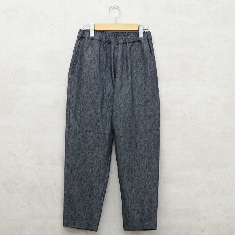 Branch m‘.,ブランチエム,ナチュラル,30代,40代,50代,60代,コットン,ゆったり,pants,パンツ,リネン,リネンコットン,デニム,デニムパンツ,テーパード,テーパードパンツ,デニムテーパード