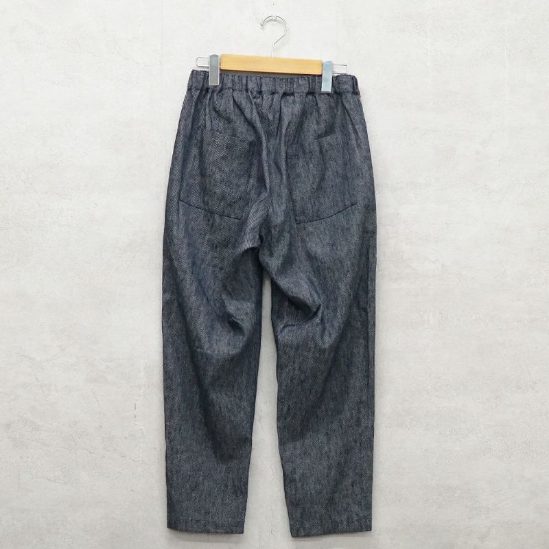 Branch m‘.,ブランチエム,ナチュラル,30代,40代,50代,60代,コットン,ゆったり,pants,パンツ,リネン,リネンコットン,デニム,デニムパンツ,テーパード,テーパードパンツ,デニムテーパード