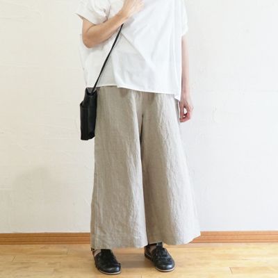 未使用美品！日本製 BRUNCH WORKS PRODUCT. リネンパンツ 未使用美品！日本製 BRUNCH WORKS PRODUCT. リネンパンツ