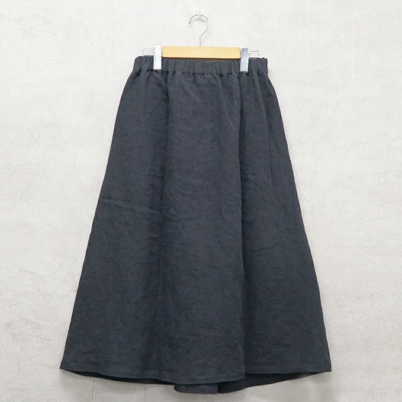 Branch m‘.,ブランチエム,ナチュラル,30代,40代,50代,60代,リネン,ゆったり,skirt,スカート,リネンスカート,タックスカート