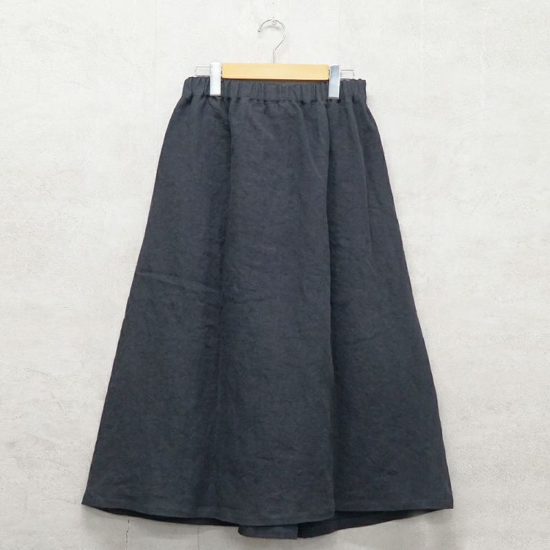 Branch m‘.,ブランチエム,ナチュラル,30代,40代,50代,60代,リネン,ゆったり,skirt,スカート,リネンスカート,タックスカート