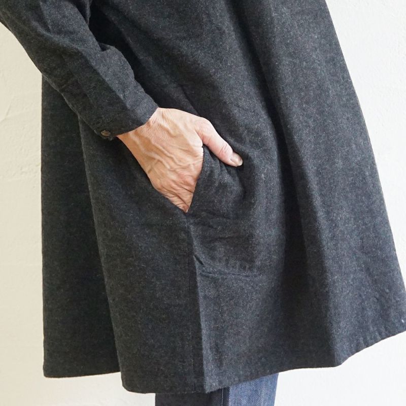 Branch m‘.,ブランチエム,ナチュラル,30代,40代,50代,60代,コットン,ゆったり,blouse,ブラウス,綿ブラウス,綿ウール,コットンウール,チュニック,ギャザーチュニック,羽織チュニック,ライトアウター,カーディガン,チュニックブラウス 