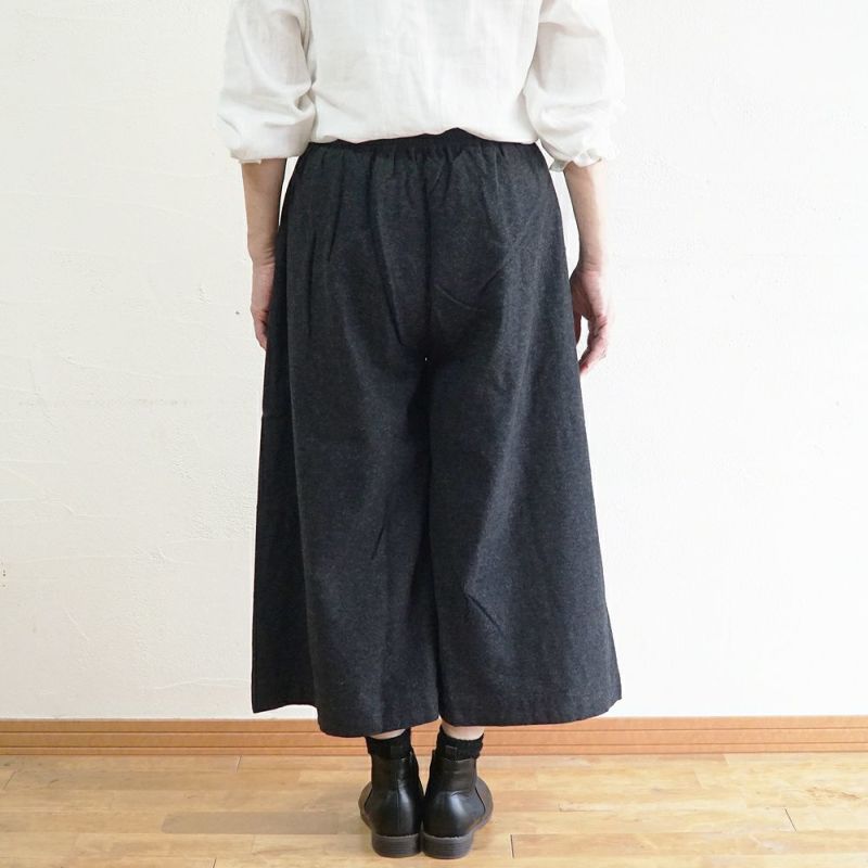 Branch m‘.,ブランチエム,ナチュラル,30代,40代,50代,60代,コットン,ゆったり,綿,綿ウール,コットンウール, pants,パンツ,ワイドパンツ,ギャザーパンツ,