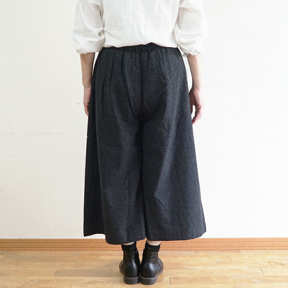 Branch m‘.,ブランチエム,ナチュラル,30代,40代,50代,60代,コットン,ゆったり,綿,綿ウール,コットンウール, pants,パンツ,ワイドパンツ,ギャザーパンツ,