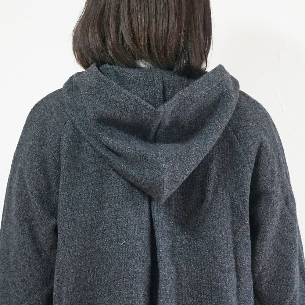 Branch m‘.,ブランチエム,ナチュラル,30代,40代,50代,60代,ウール,ゆったり,コート,ジャケット,hood,フード,フード付きコート