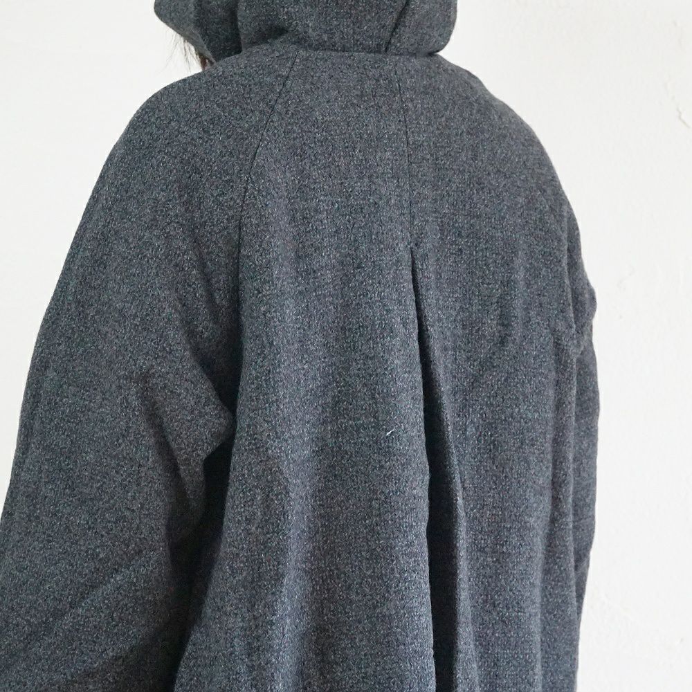 Branch m‘.,ブランチエム,ナチュラル,30代,40代,50代,60代,ウール,ゆったり,コート,ジャケット,hood,フード,フード付きコート