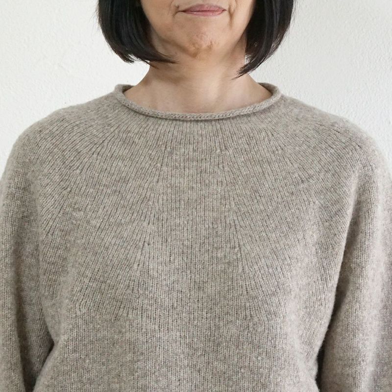 Branch m‘.,ブランチエム,ナチュラル,30代,40代,50代,60代,ウール,ゆったり,knit,ニット,求心編み,ニットプルオーバー,SO,エスオー,