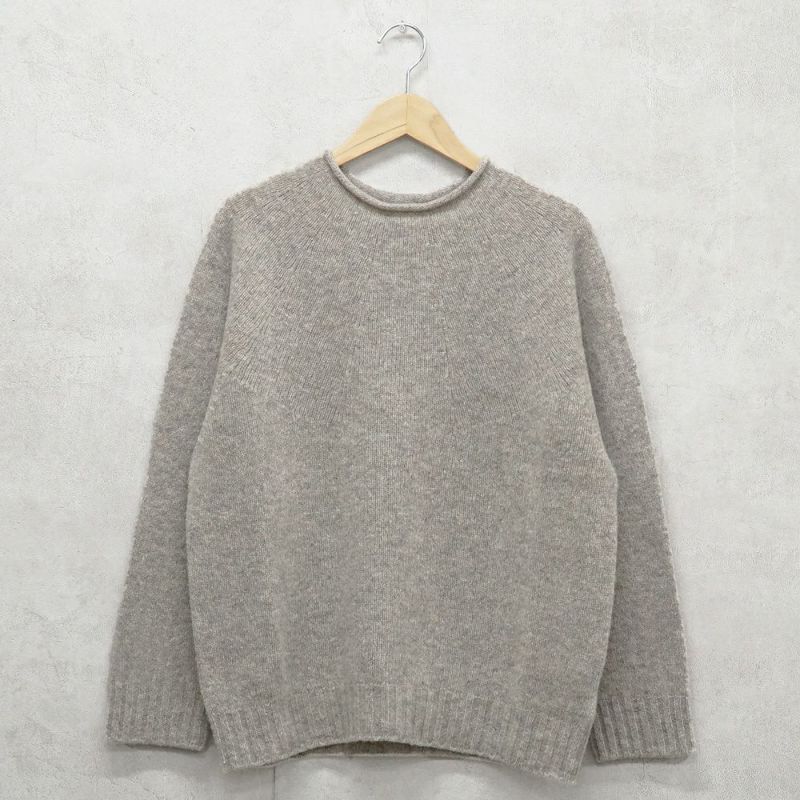 Branch m‘.,ブランチエム,ナチュラル,30代,40代,50代,60代,ウール,ゆったり,knit,ニット,求心編み,ニットプルオーバー,SO,エスオー,