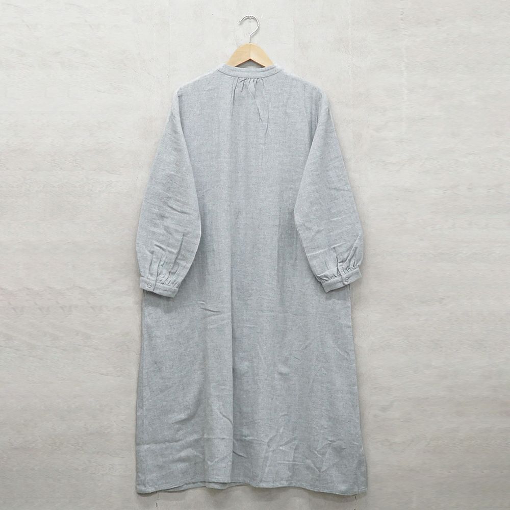 Branch m‘.,ブランチエム,ナチュラル,30代,40代,50代,60代,コットン,ゆったり,綿,起毛,コットンリネン,綿麻,ワンピース,シャツワンピース,ピンタックワンピース,