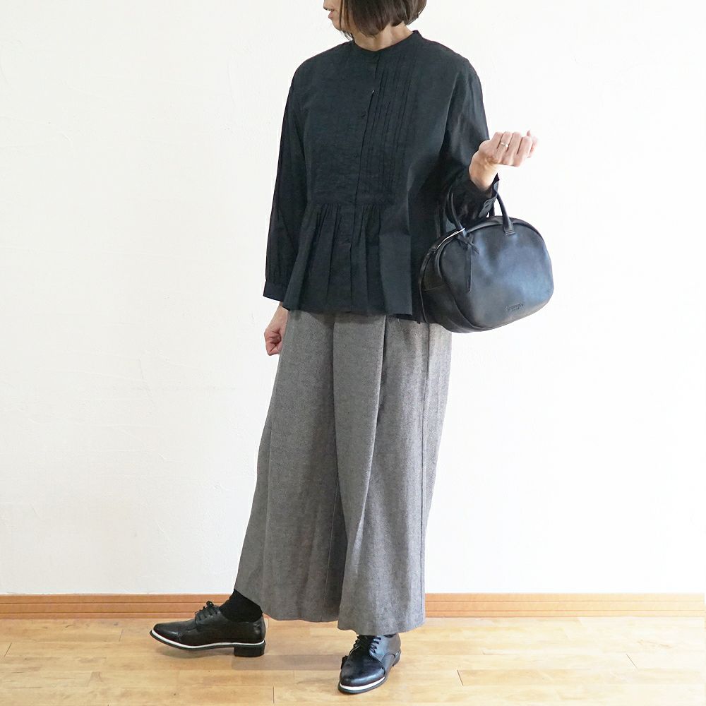 Branch m‘.,ブランチエム,ナチュラル,30代,40代,50代,60代,コットン,ゆったり,コットン,コットンブラウス,綿ブラウス,タックブラウス,ピンタックブラウス,ピンタック,フォーマル,オケージョン,セットアップ