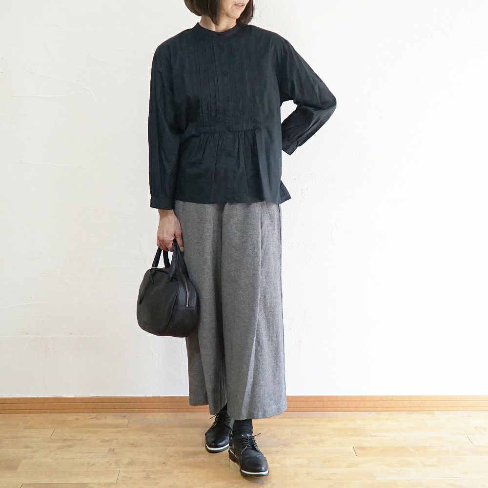 Branch m‘.,ブランチエム,ナチュラル,30代,40代,50代,60代,コットン,ゆったり,コットン,コットンブラウス,綿ブラウス,タックブラウス,ピンタックブラウス,ピンタック,フォーマル,オケージョン,セットアップ