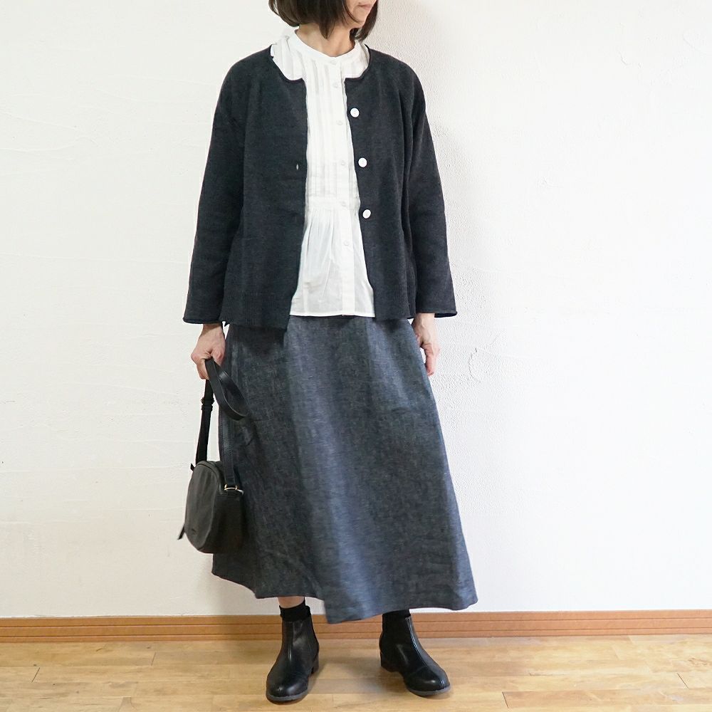 Branch m‘.,ブランチエム,ナチュラル,30代,40代,50代,60代,コットン,ゆったり,コットン,コットンブラウス,綿ブラウス,タックブラウス,ピンタックブラウス,ピンタック,フォーマル,オケージョン,セットアップ