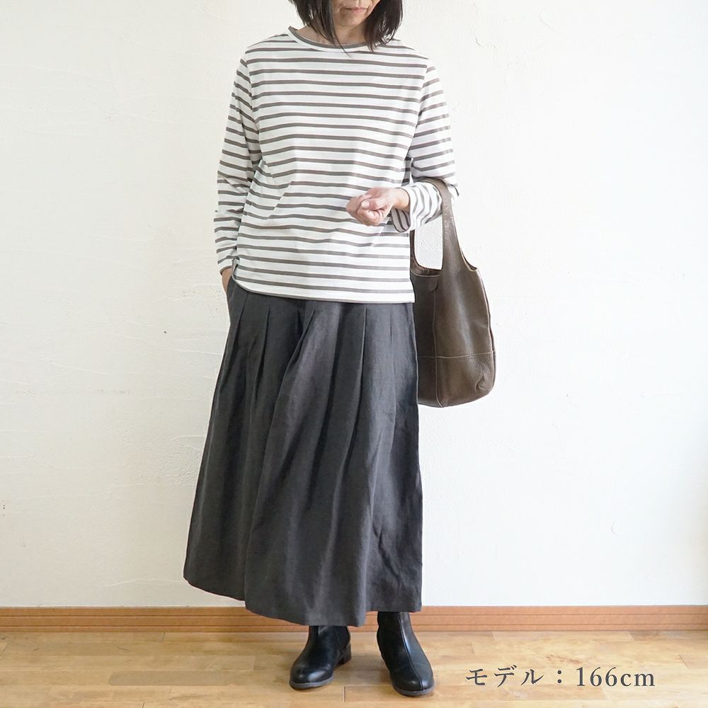 Branch m‘.,ブランチエム,ナチュラル,30代,40代,50代,60代,リネン,ゆったり,フォーマル,オケージョン,セットアップお仕事,スカート,リネンスカート,タックスカート,
