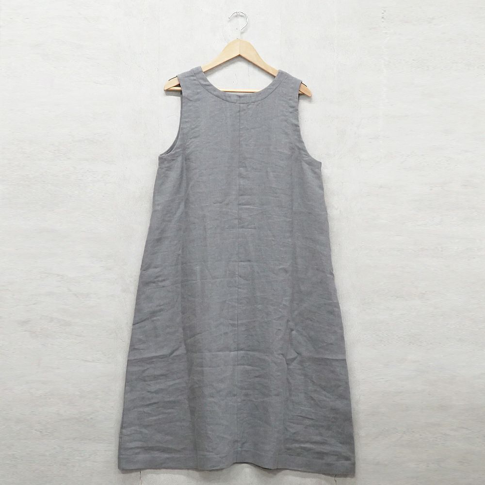 Branch m‘.,ブランチエム,ナチュラル,30代,40代,50代,60代,リネン,ゆったり, ワンピース,リネンワンピース,ノースリーブワンピース,Vネック,Vネックワンピース,フォーマル,オケージョン,セットアップ