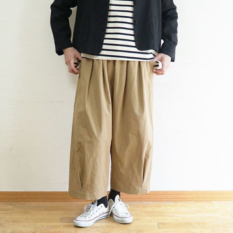 Branch m‘.,ブランチエム,ナチュラル,30代,40代,50代,60代,リネン,ゆったり,麻,コットンリネン,綿麻,パンツ,ボウルパンツ,ワイドパンツ,フィグパンツ,