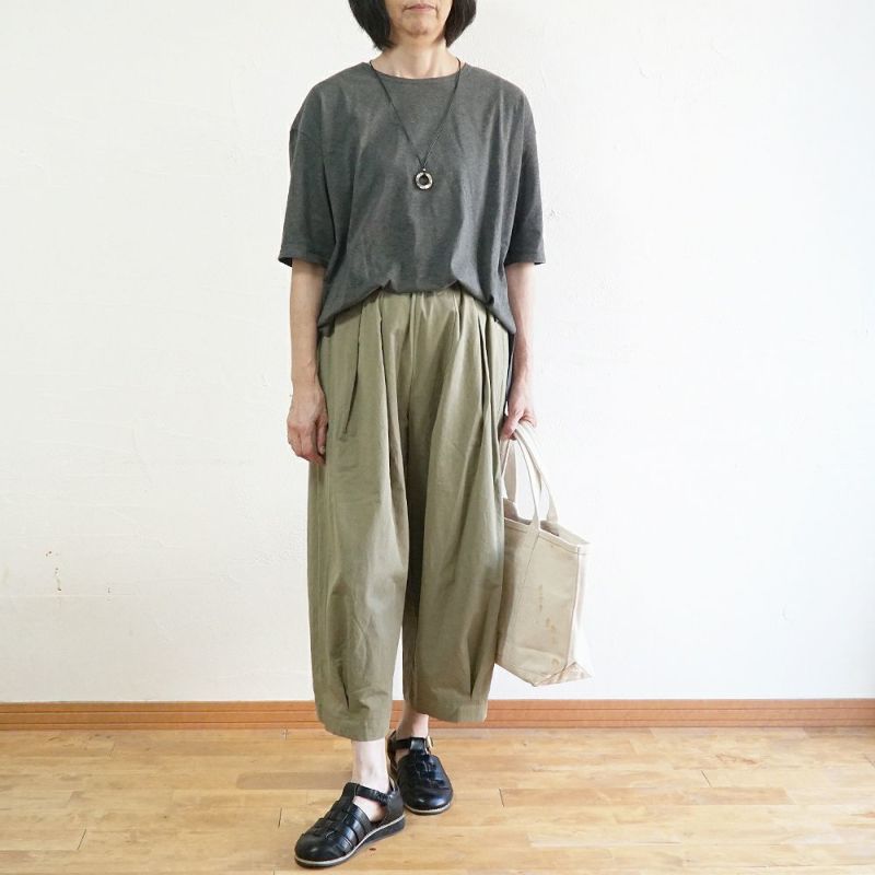 Branch m‘.,ブランチエム,ナチュラル,30代,40代,50代,60代,リネン,ゆったり,麻,コットンリネン,綿麻,パンツ,ボウルパンツ,ワイドパンツ,フィグパンツ,