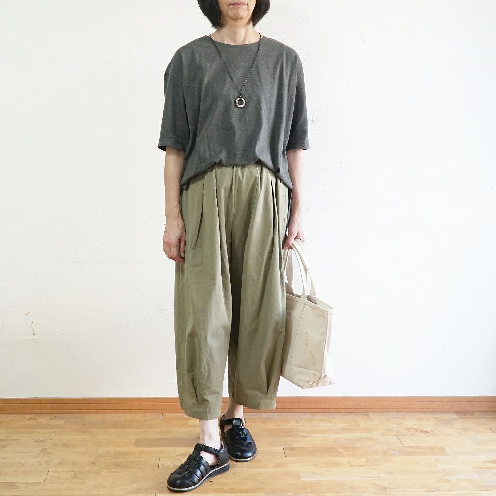 Branch m‘.,ブランチエム,ナチュラル,30代,40代,50代,60代,リネン,ゆったり,麻,コットンリネン,綿麻,パンツ,ボウルパンツ,ワイドパンツ,フィグパンツ,