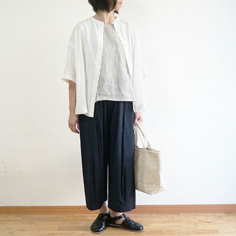 Branch m‘.,ブランチエム,ナチュラル,30代,40代,50代,60代,リネン,ゆったり,麻,コットンリネン,綿麻,パンツ,ボウルパンツ,ワイドパンツ,フィグパンツ,