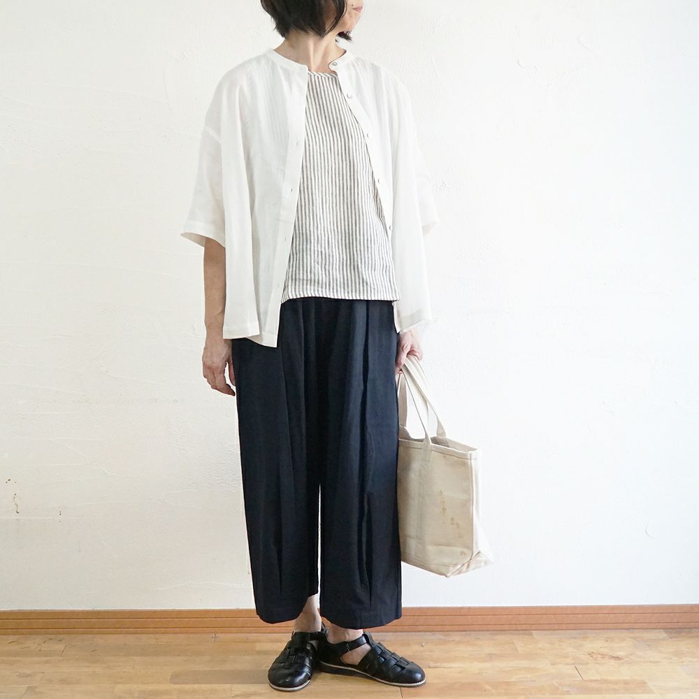 Branch m‘.,ブランチエム,ナチュラル,30代,40代,50代,60代,リネン,ゆったり,麻,コットンリネン,綿麻,パンツ,ボウルパンツ,ワイドパンツ,フィグパンツ,