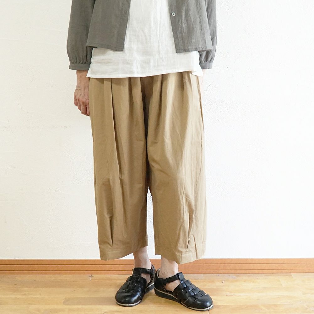 Branch m‘.,ブランチエム,ナチュラル,30代,40代,50代,60代,リネン,ゆったり,麻,コットンリネン,綿麻,パンツ,ボウルパンツ,ワイドパンツ,フィグパンツ,