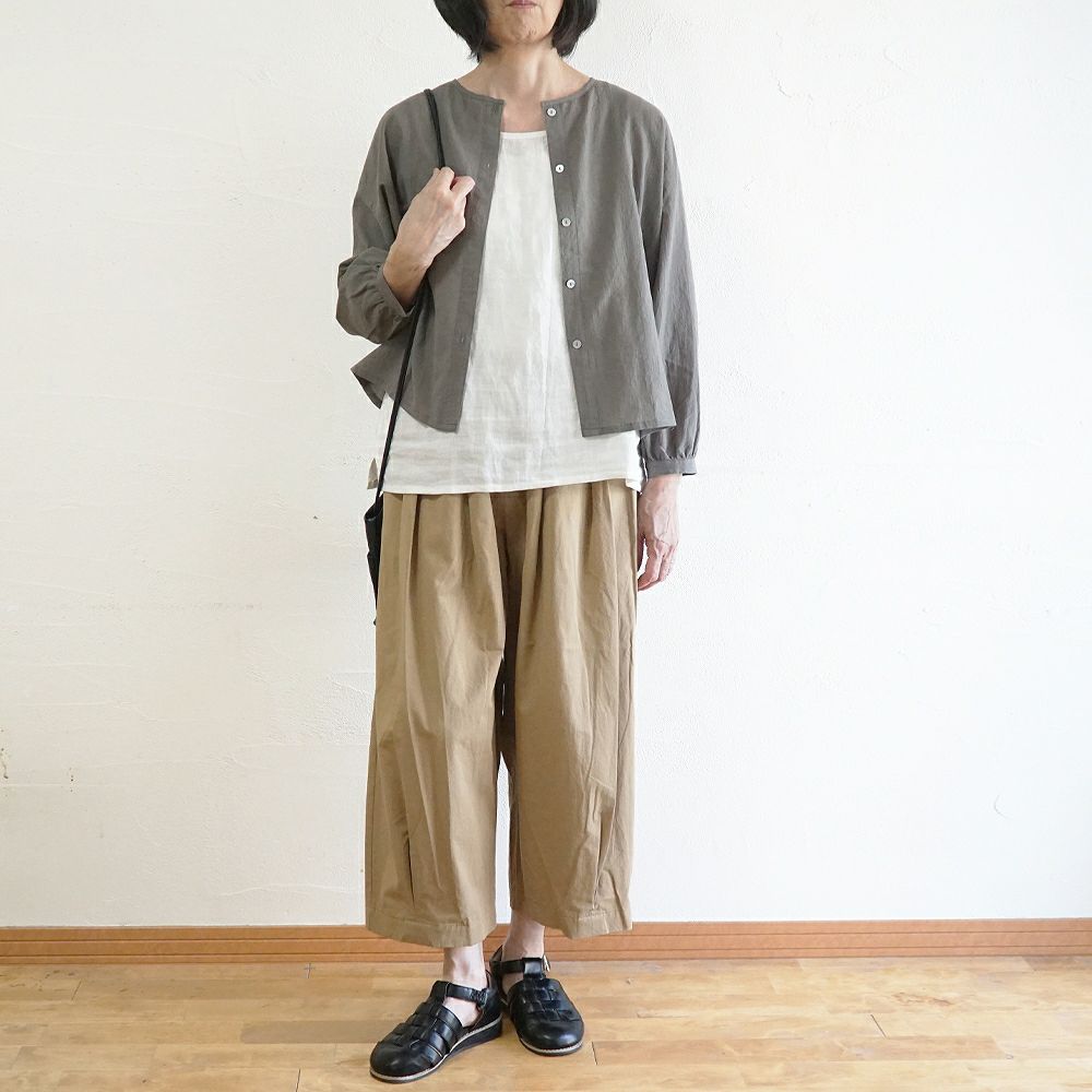Branch m‘.,ブランチエム,ナチュラル,30代,40代,50代,60代,リネン,ゆったり,麻,コットンリネン,綿麻,パンツ,ボウルパンツ,ワイドパンツ,フィグパンツ,