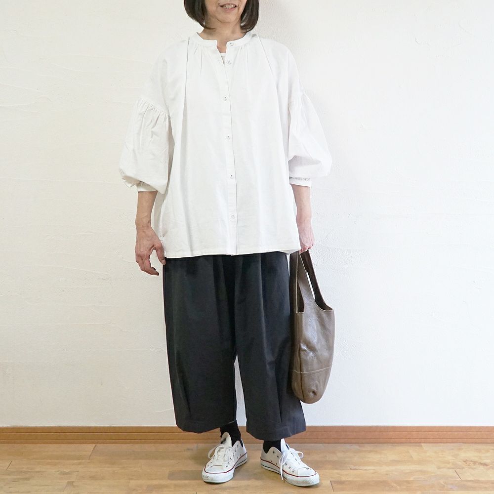 Branch m‘.,ブランチエム,ナチュラル,30代,40代,50代,60代,リネン,ゆったり,麻,コットンリネン,綿麻,パンツ,ボウルパンツ,ワイドパンツ,フィグパンツ,