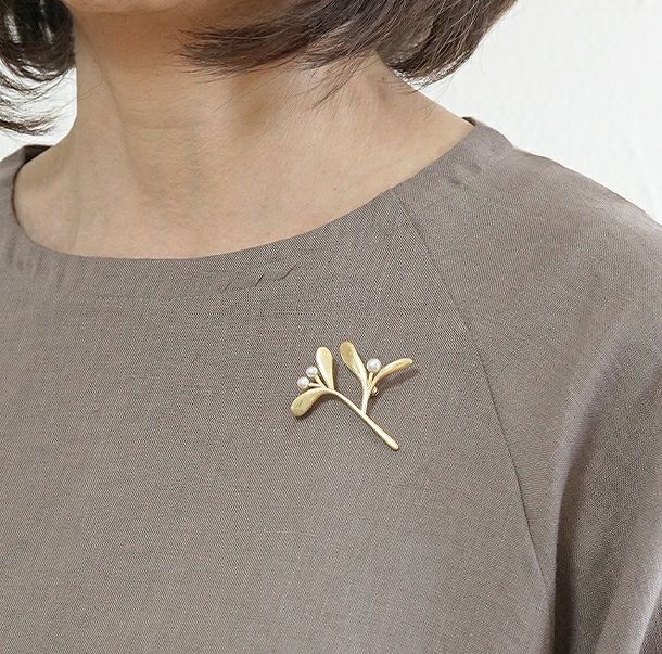 Branch m‘.,ブランチエム,ナチュラル,30代,40代,50代,60代,ブローチ,アクセサリー,パール,パールブローチ,オケージョンスタイル,オケージョン,セレモニー