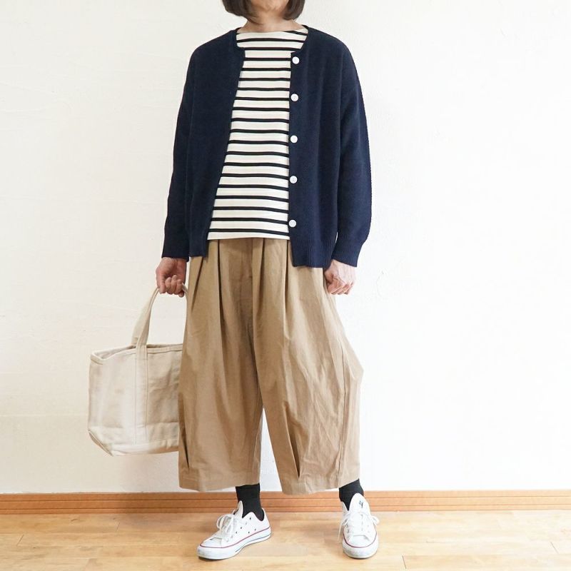 Branch m‘.,ブランチエム,ナチュラル,30代,40代,50代,60代,コットン,ゆったり, ニット,コットンニット,綿,綿ニット,ニットカーディガン,カーディガン,