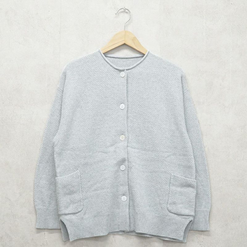 Branch m‘.,ブランチエム,ナチュラル,30代,40代,50代,60代,コットン,ゆったり, ニット,コットンニット,綿,綿ニット,ニットカーディガン,カーディガン,