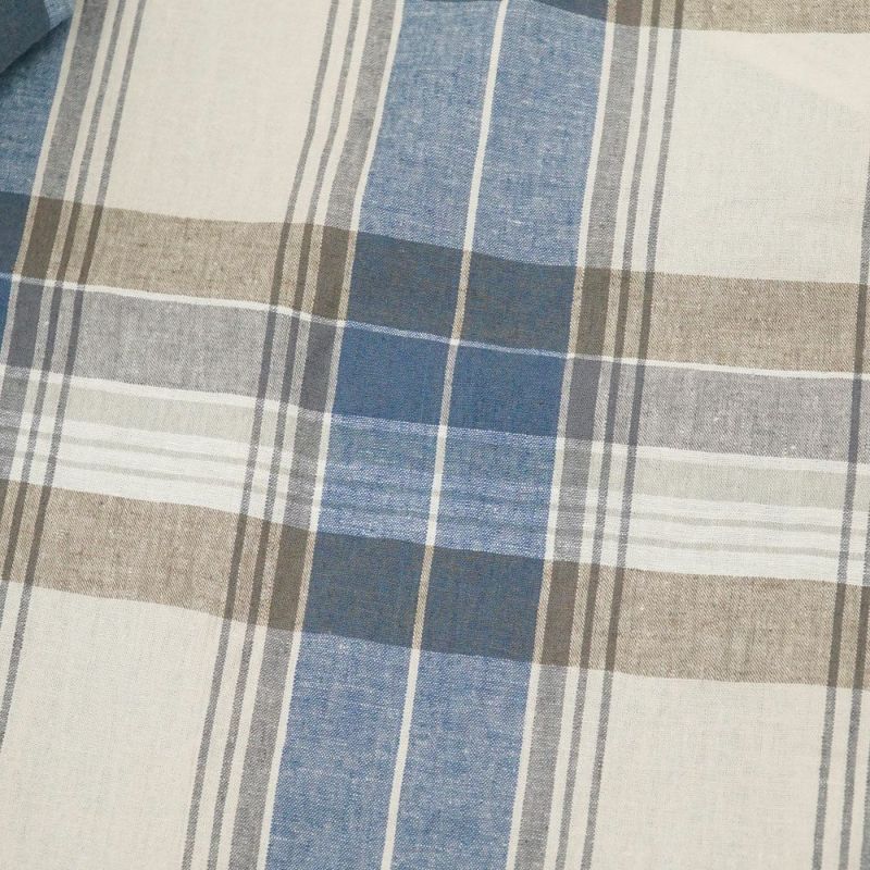 Branch m‘.,ブランチエム,ナチュラル,30代,40代,50代,60代,コットン,ゆったり,コットンリネン,blouse,ブラウス,チェック,チェック柄,チェックブラウス,ギャザーブラウス,コットンリネンブラウス