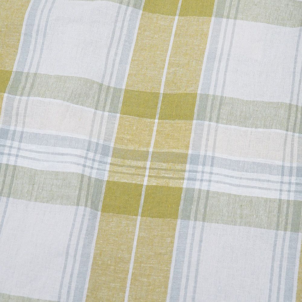 Branch m‘.,ブランチエム,ナチュラル,30代,40代,50代,60代,コットン,ゆったり,コットンリネン,blouse,ブラウス,チェック,チェック柄,チェックブラウス,ギャザーブラウス,コットンリネンブラウス